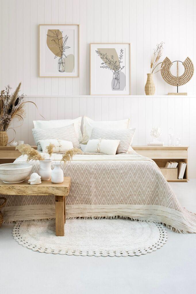 L'essentiel Maison Komplet posteljine Milena, 240x260 cm, Bež