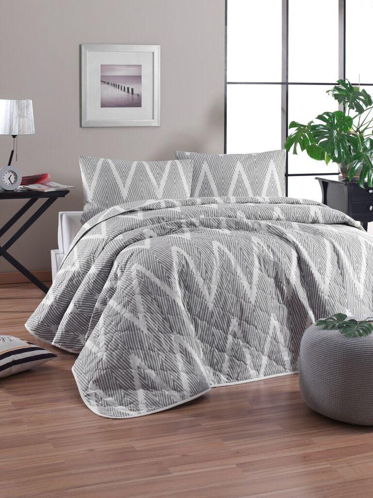 L'essentiel Maison Komplet posteljine Olivia, 200x220 cm, Sivi