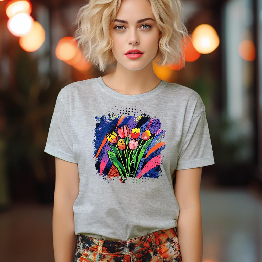 Camiseta Majica sa štampanim printom Cam 958, Ženska, Hrom