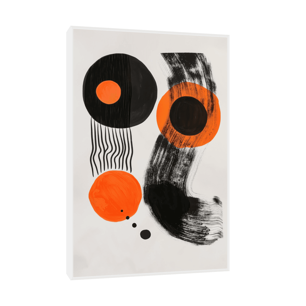 Canvas Slika na platnu Razigrana I, 30x45cm, Sa ramom, Beli