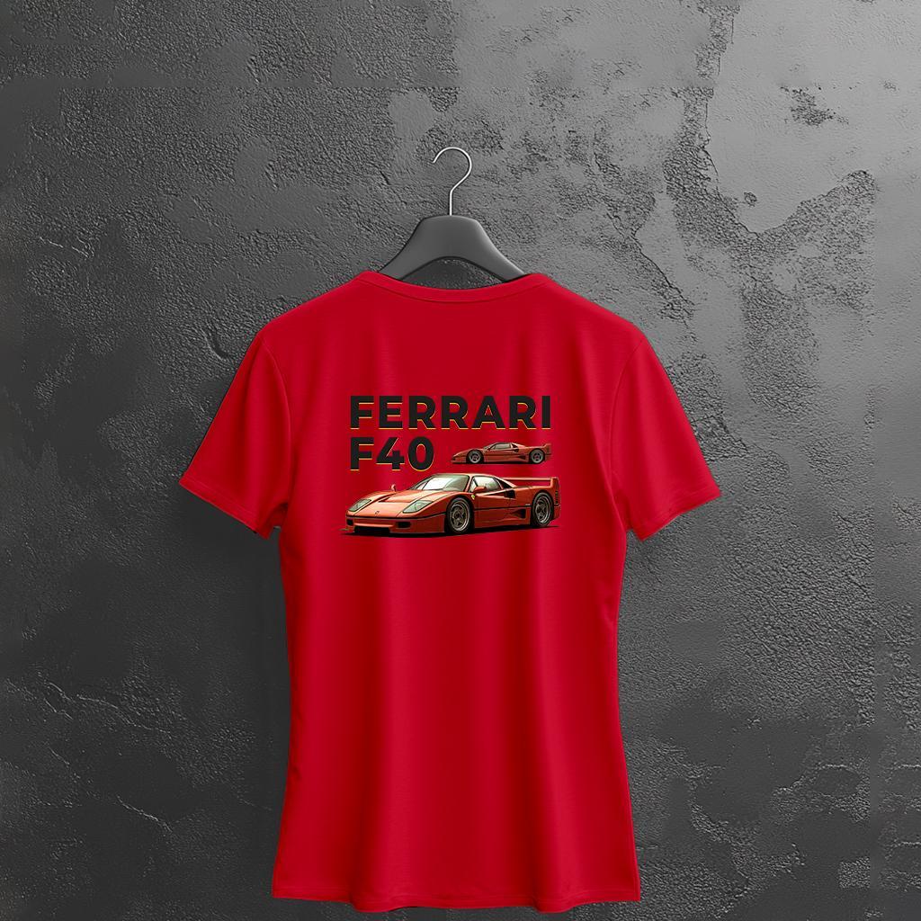 Camiseta Majica sa štampanim printom Cam 913, Ženska, Crvena