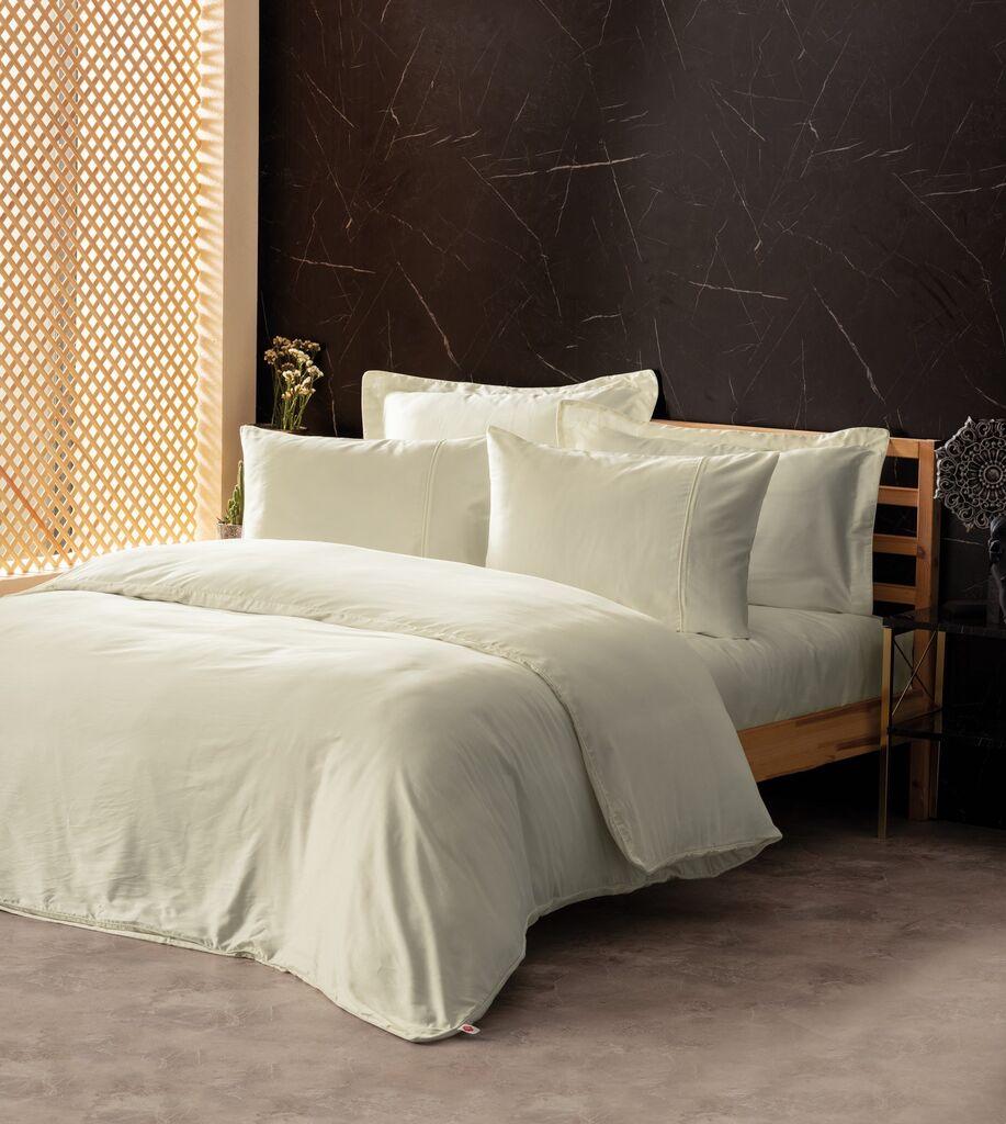 L'essentiel Maison Komplet Posteljine Silky, 200x220 cm, Krem
