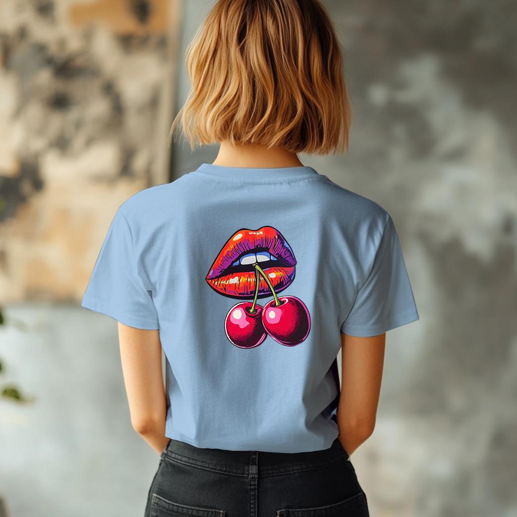 Camiseta Majica sa štampanim printom Cam 914, Ženska, Cijan