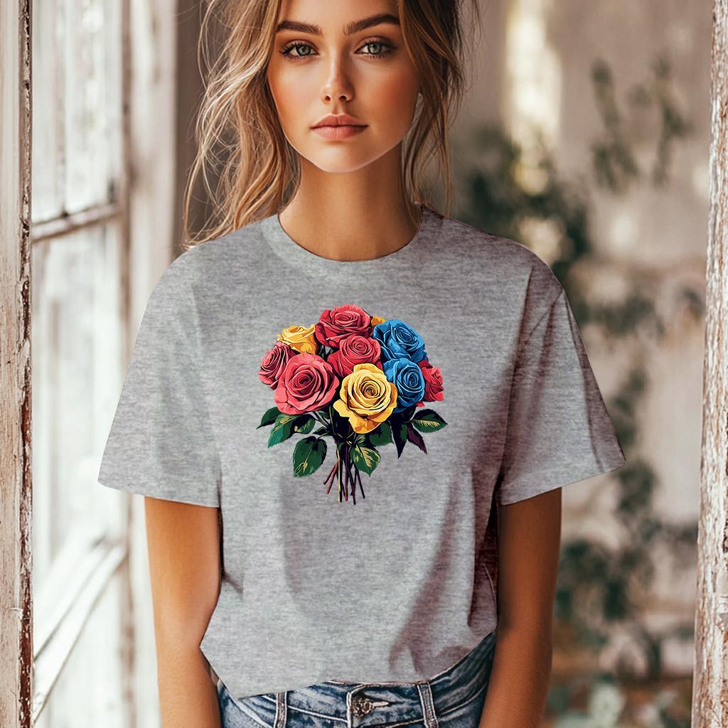 Camiseta Majica sa štampanim printom Cam 943, Ženska, Kalaj