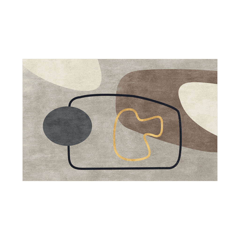 Canvas Slika na platnu Kompozicija braon i bež, 150x90cm