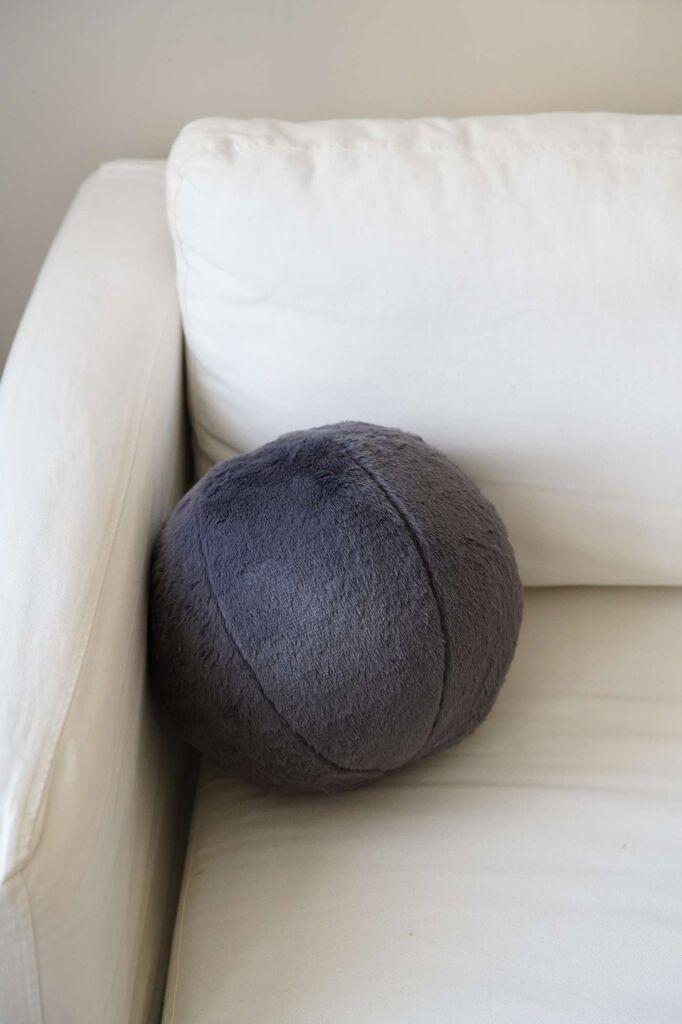 Aberto Design Ukrasni jastuk Pelus Top, 25x25x25 cm, Antracit