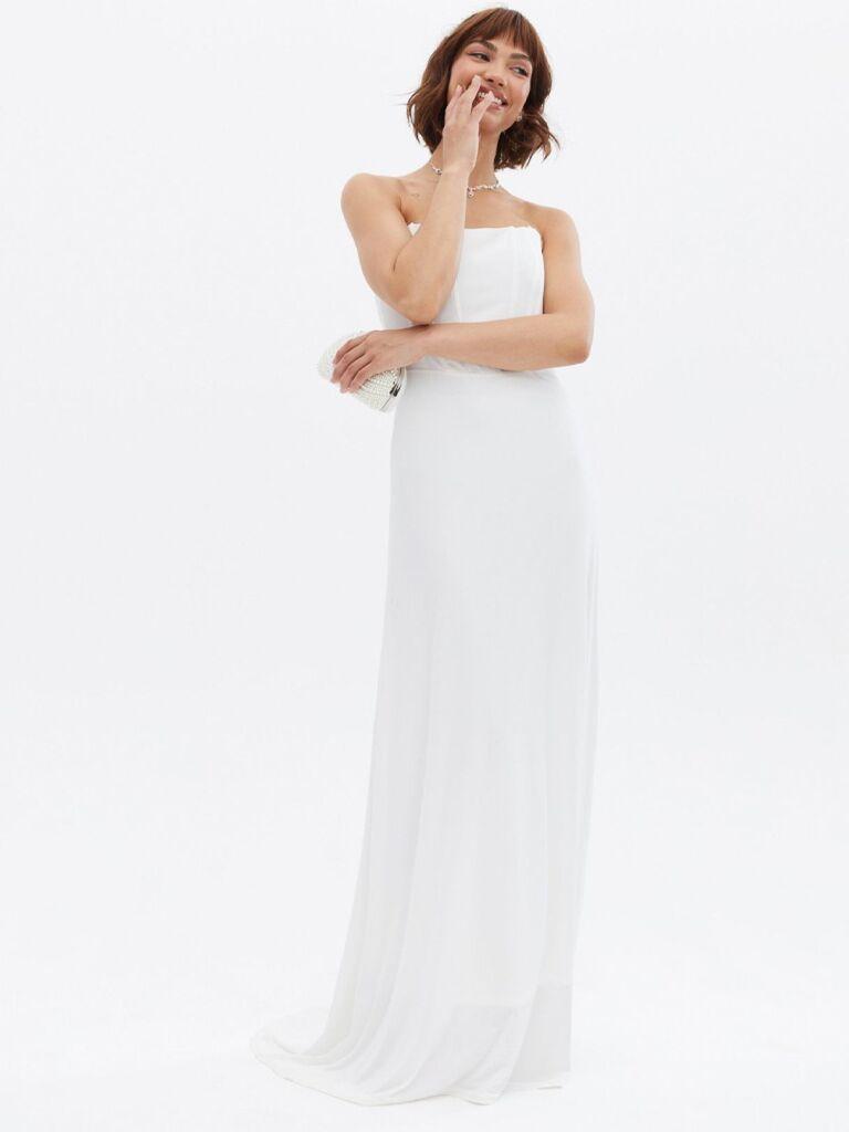 TFNC Ženska haljina Jayne, Bela