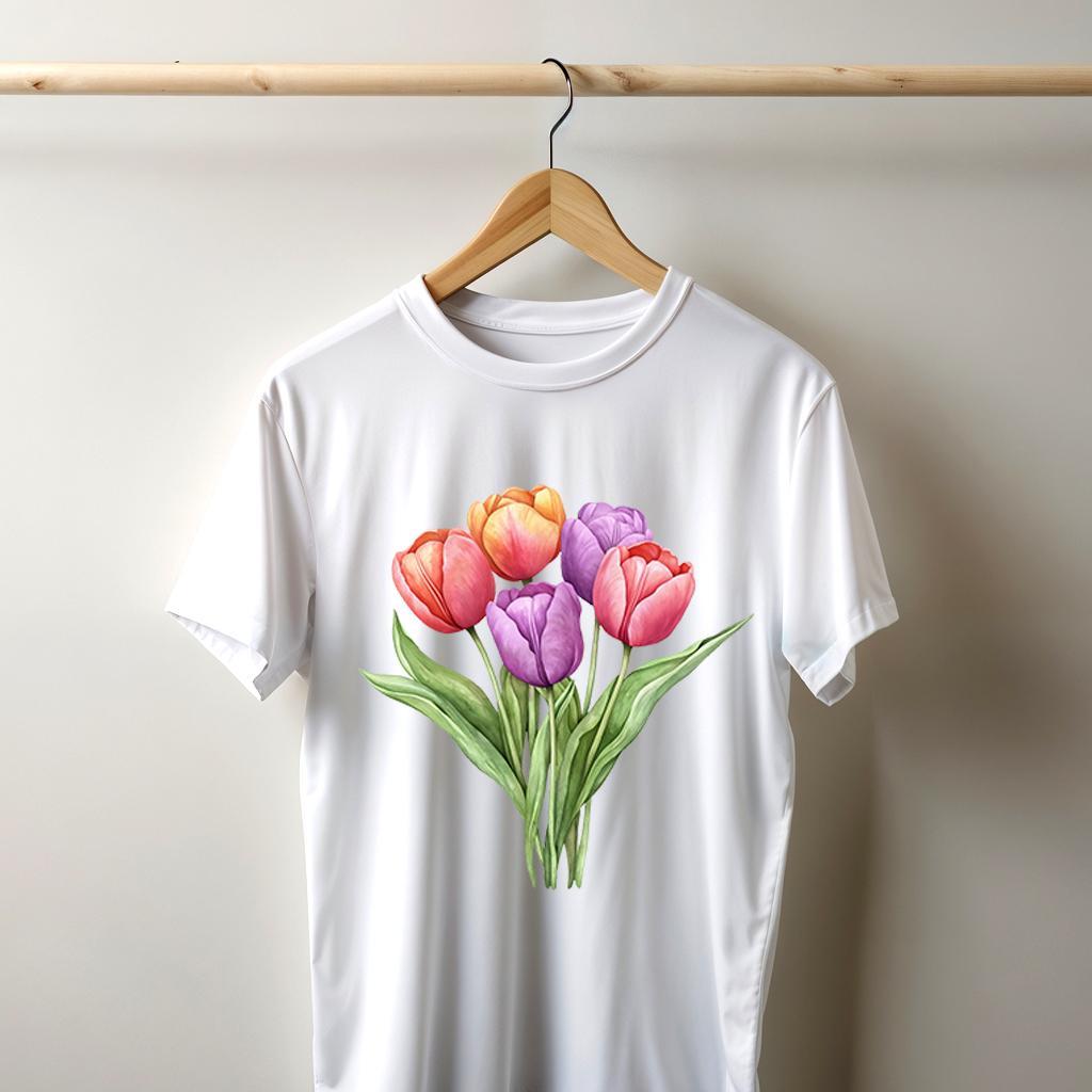 Camiseta Majica sa štampanim printom Cam 956, Unisex, Bela