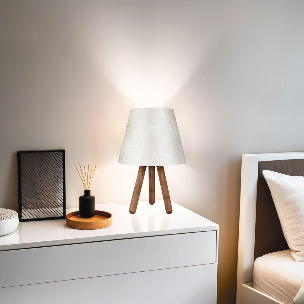 Opviq Stona lampa AYD-1505, Prljavo bela