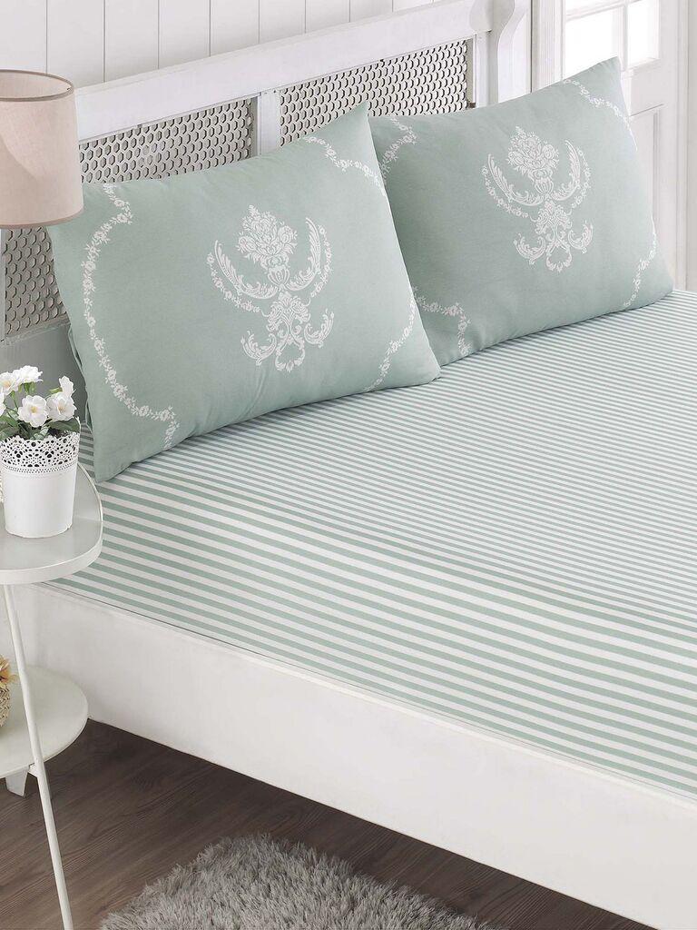 L'essentiel Maison Set Čaršav i 2 jastučnice Pure, 160x200cm, Mint