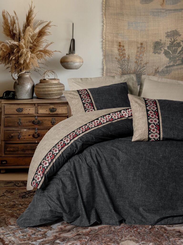 L'essentiel Maison Set posteljina Yamka, 180x240 cm, Crni