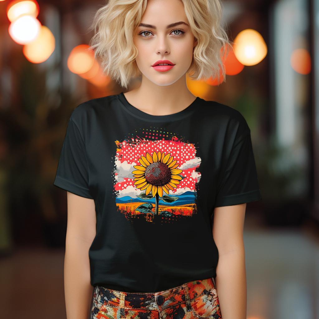 Camiseta Majica sa štampanim printom Cam 950, Ženska, Crna
