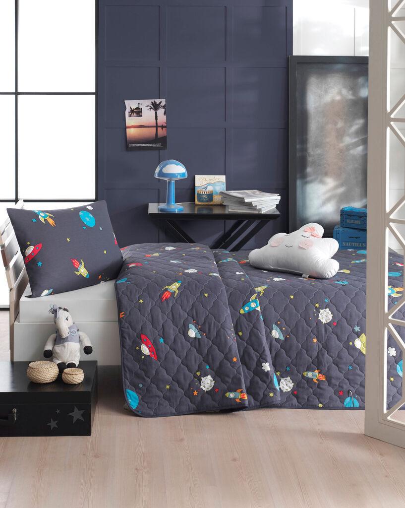 L'essentiel Maison Set posteljina Uzay, 180x225 cm, Antracit