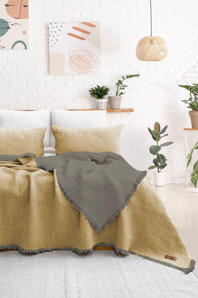 L'essentiel Maison Komplet posteljine Alda, 240x260 cm, Žuti