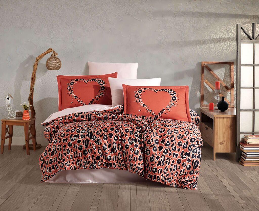 L'essentiel Maison Set posteljina Aura, 240x260 cm, Crveni