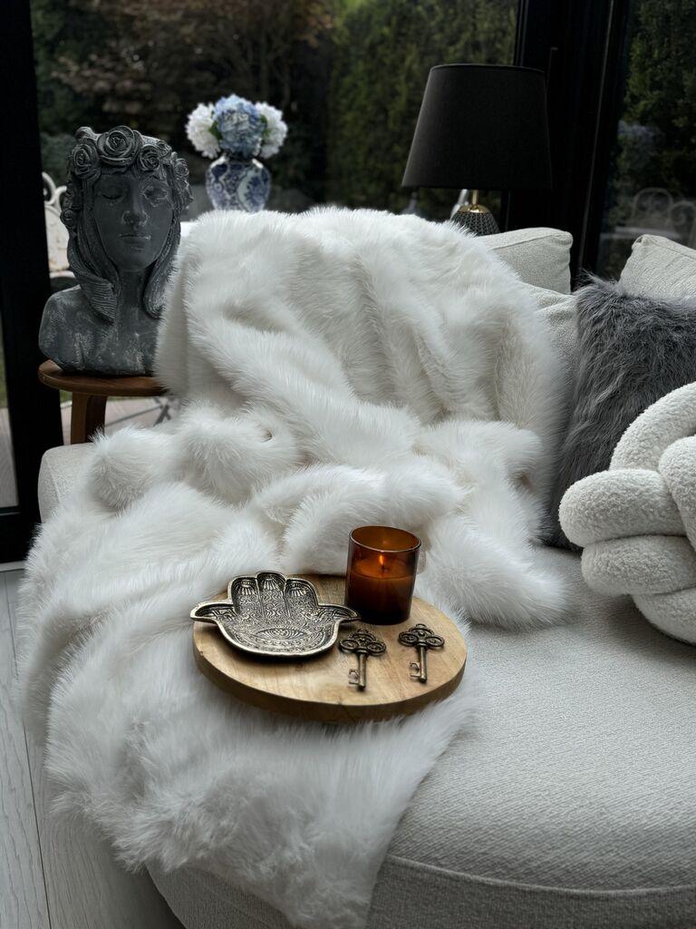 Aberto Design Prekrivač Lolita 75, 200x75 cm, Beli