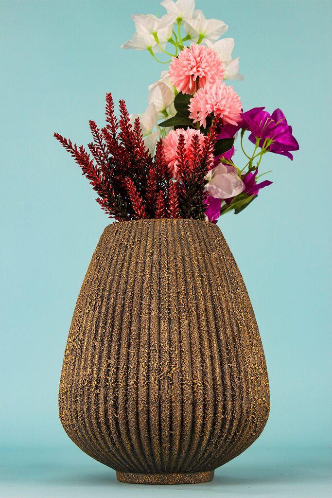 Aberto Design Dekorativna vaza BK019, Braon