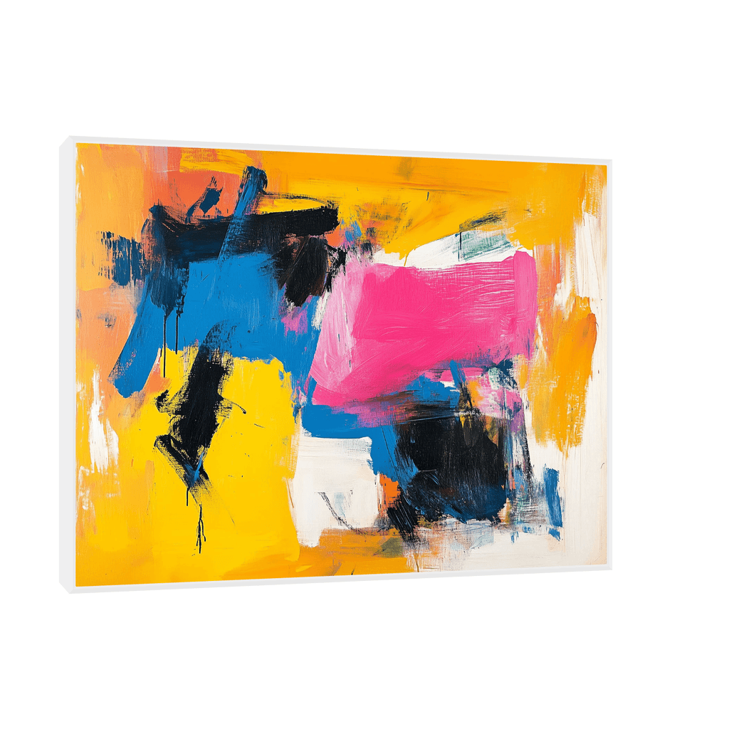 Canvas Slika na platnu Bezgranična energija 75x100cm, Sa ramom, Beli