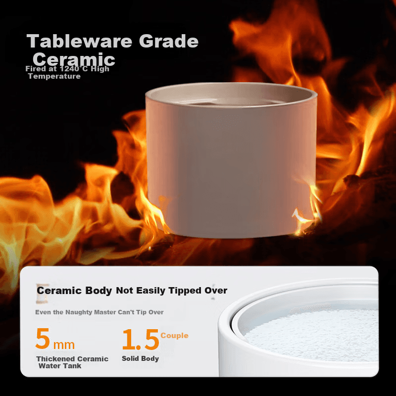 Miaoxiangjia Fontana za pse i mačke, 2600 mAh, Bela