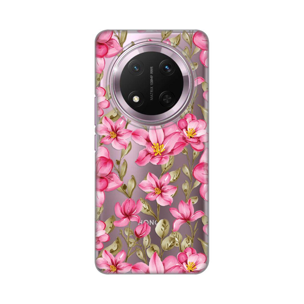 Maska za Honor Magic 7 Lite Magnolia  Print, Šarena