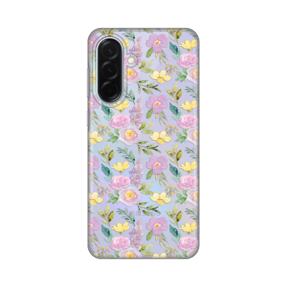 Maska za Samsung Galaxy A36 5G Soft Flowers  Print Skin A366B, Šarena