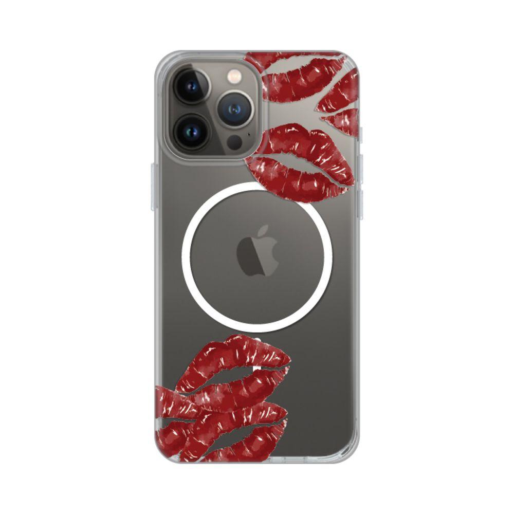 Maska za iPhone 13 Pro Max 6.7 Kisses Print Magsafe, Šarena