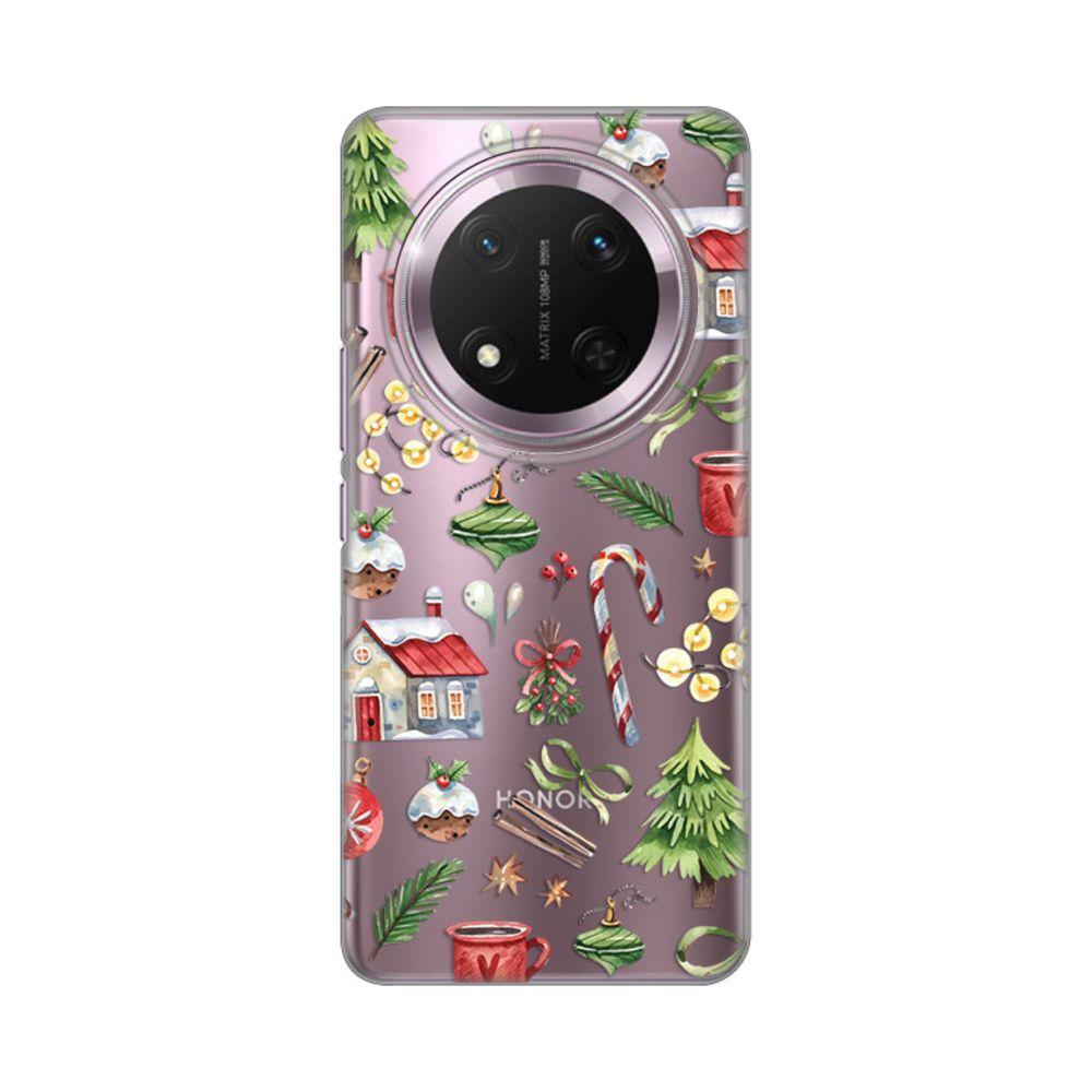 Maska za Honor Magic 7 Lite Winter Spirit  Print Skin, Šarena