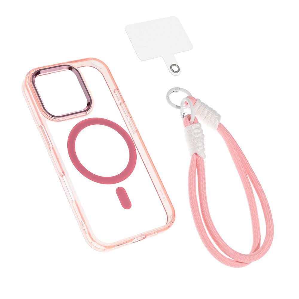 Maska za iPhone 16 Pro Max 6.9 Magsafe Loop, Roze