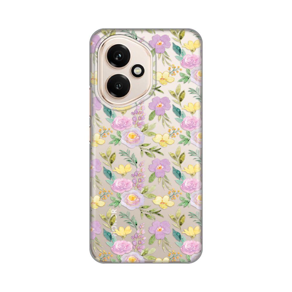 Maska za Honor 400 Soft Flowers  Print Skin, Šarena