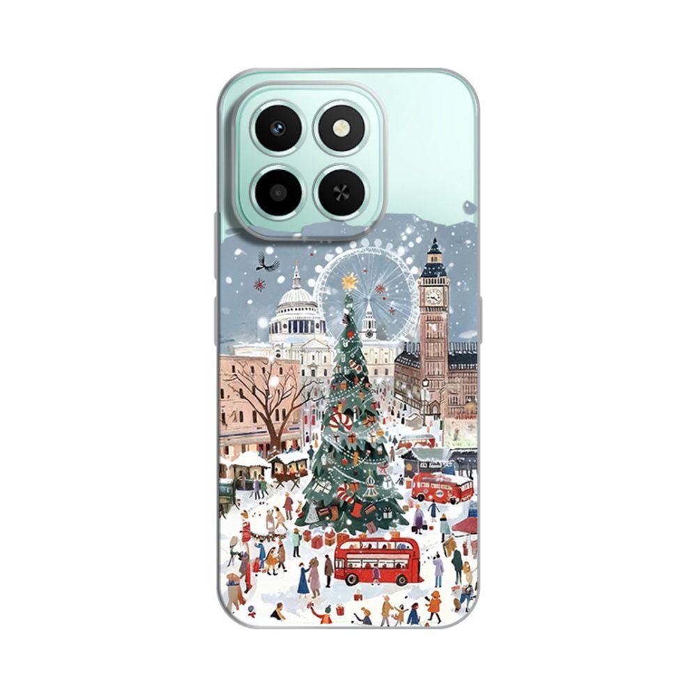 Maska za Honor X6c Christmas Town  Print Skin, Šarena