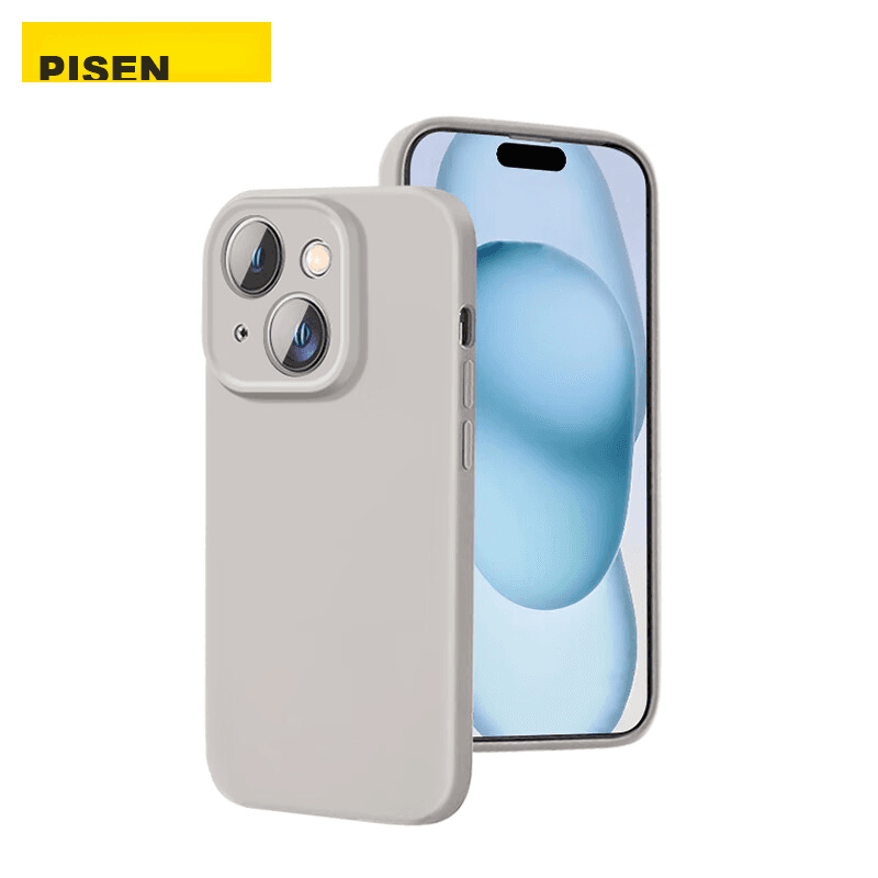 Pisen Maska za mobilni telefon iPhone 15 Plus, Siva