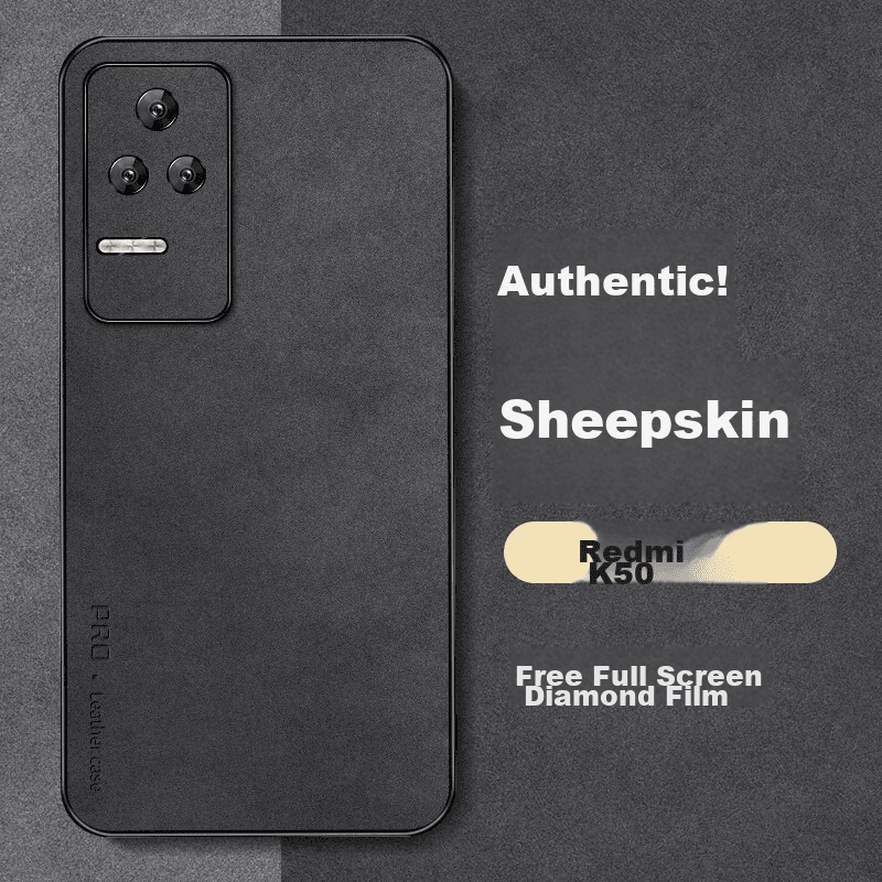 Shangsu  Maska za mobilni telefon Redmi K50 / Redmi K50 Pro, Crna