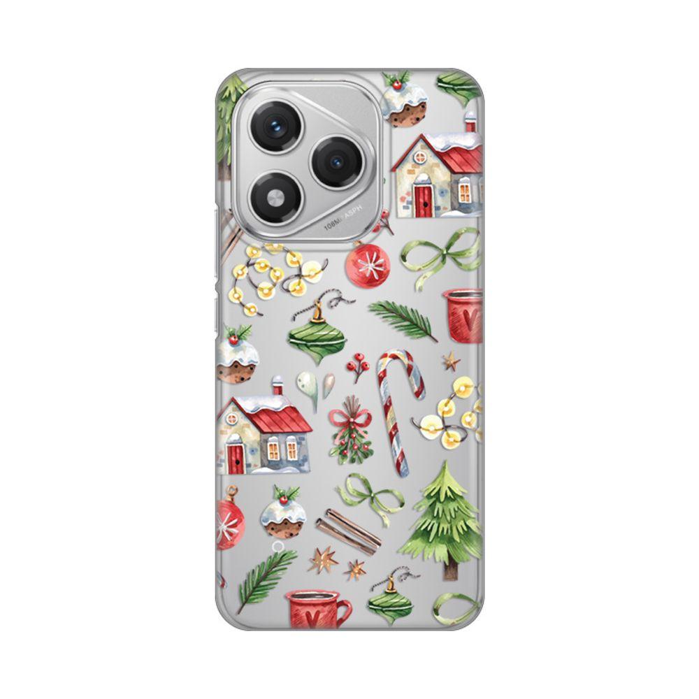 Maska za Honor 400 Lite Winter Spirit  Print Skin, Šarena