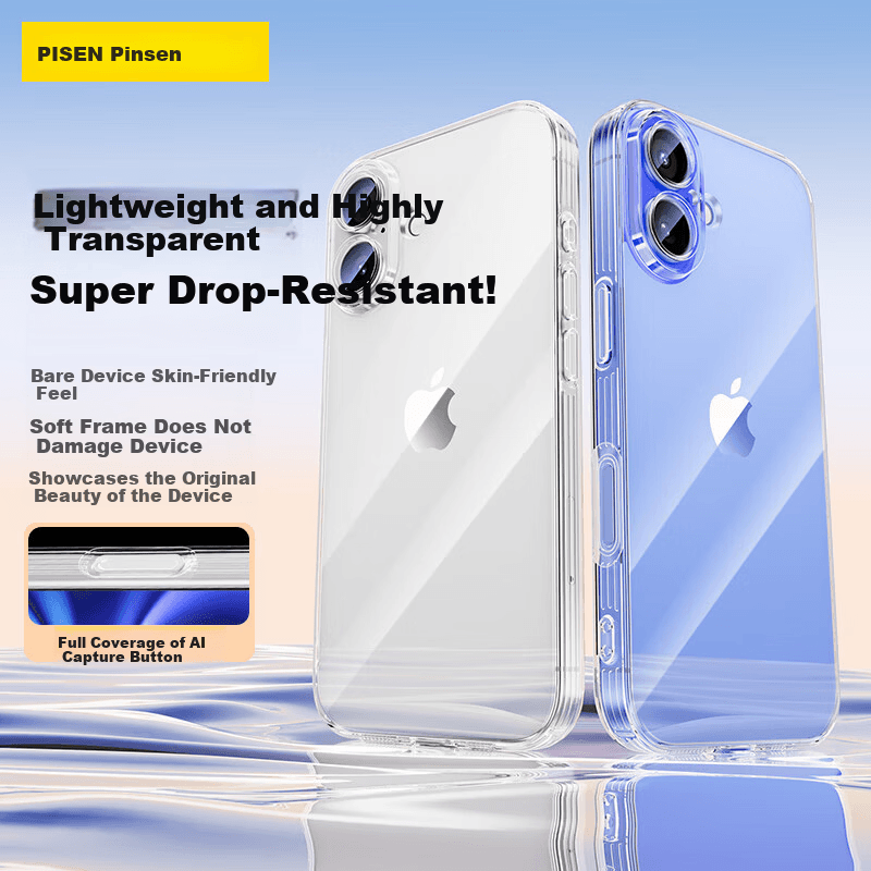 Pisen Maska za mobilni telefon iPhone 16, Providna