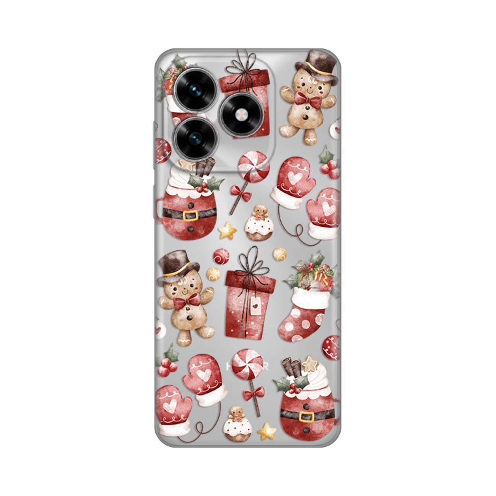Maska za Honor X5c Plus Cozy Christmas  Print Skin, Šarena