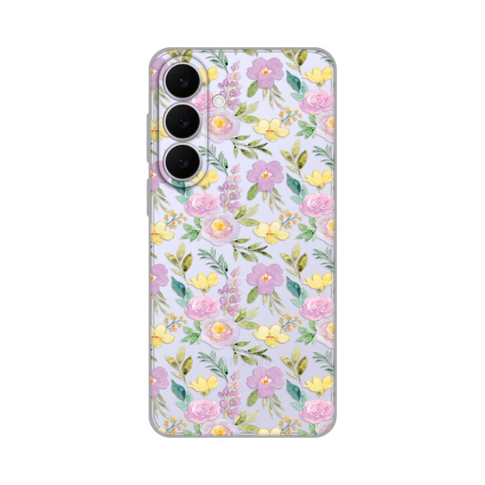 Maska za Samsung Galaxy S25 Fe Soft Flowers  Print Skin S731B, Šarena