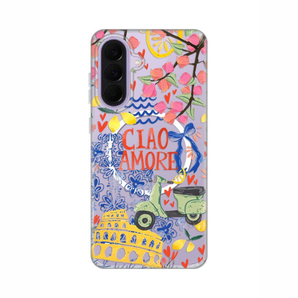 Maska za Samsung Galaxy A37 Ciao Amore Print Magsafe A376F, Šarena