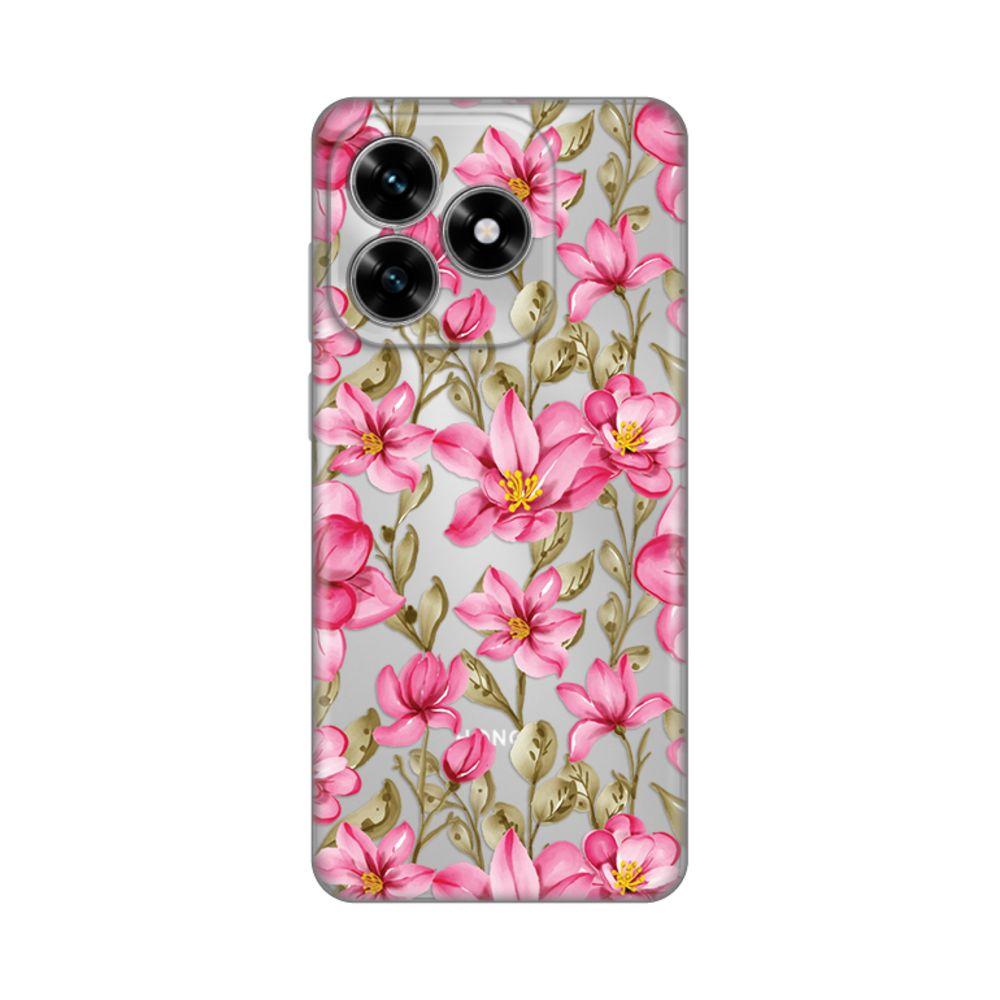 Maska za Honor X5c Plus Magnolia  Print, Šarena
