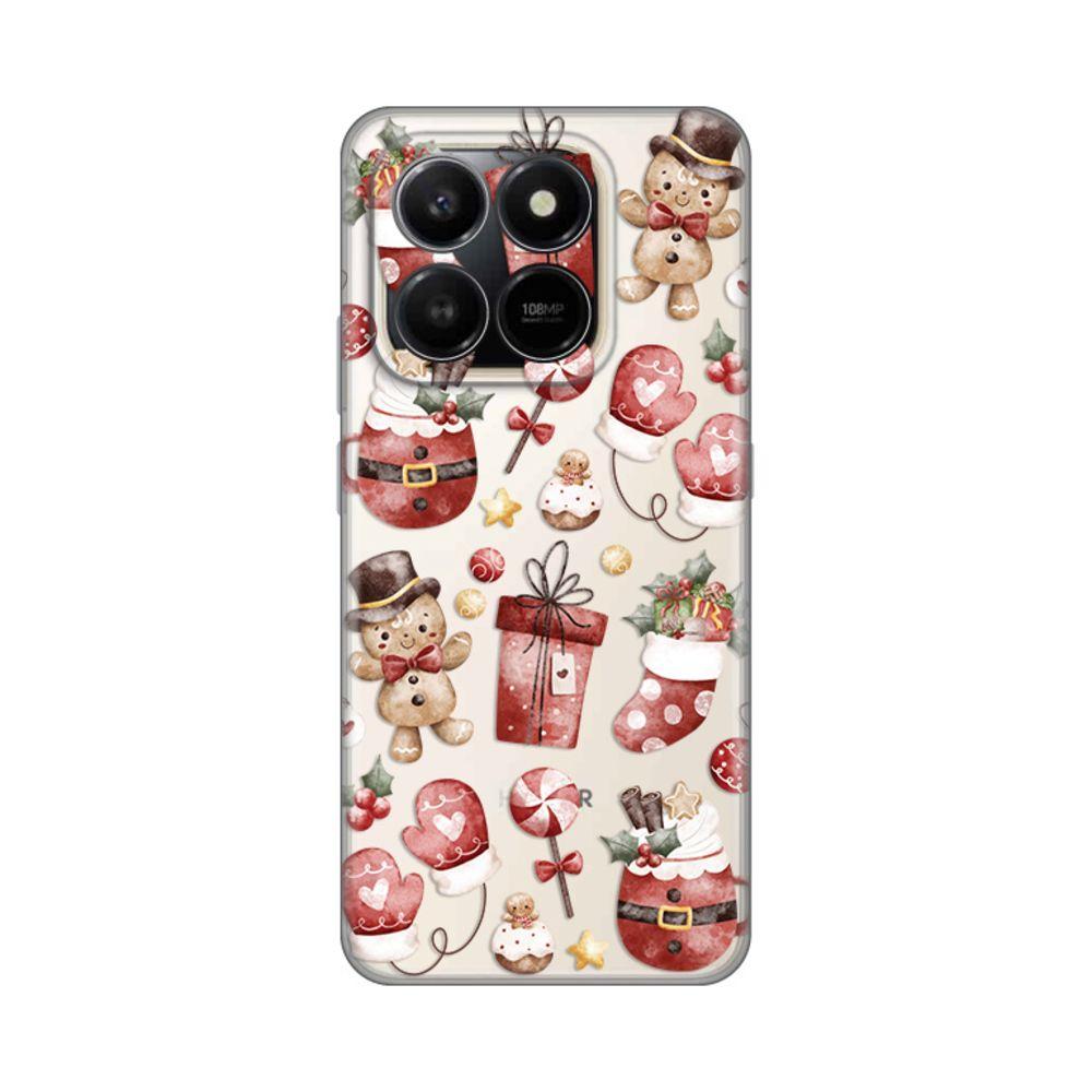 Maska za Honor X7d 4G/400 Smart 5G Cozy Christmas  Print Skin, Šarena
