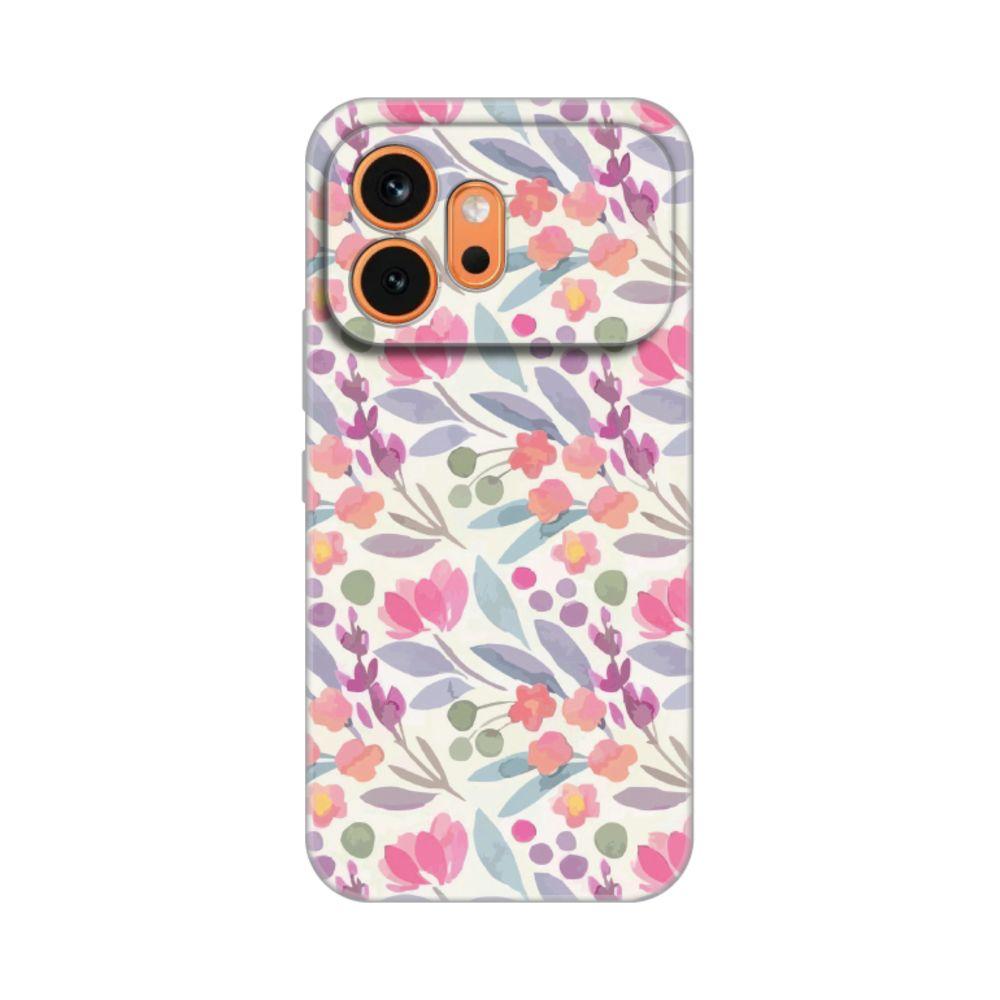 Maska za Honor 600 Watercolor Flowers  Print, Šarena