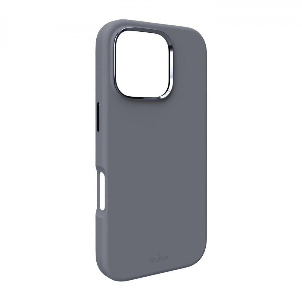 Teracell Maska za iPhone 16 Pro 6.3 tamno Puro ICON MAG PRO, Siva