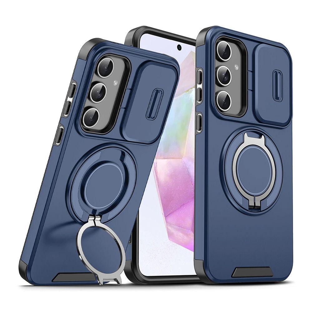 Teracell Maska za Samsung Galaxy A57 5G A576B CamShield Ring Stand, Plava
