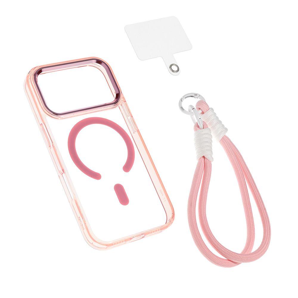 Maska za iPhone 17 Pro Max 6.9 Magsafe Loop, Roze