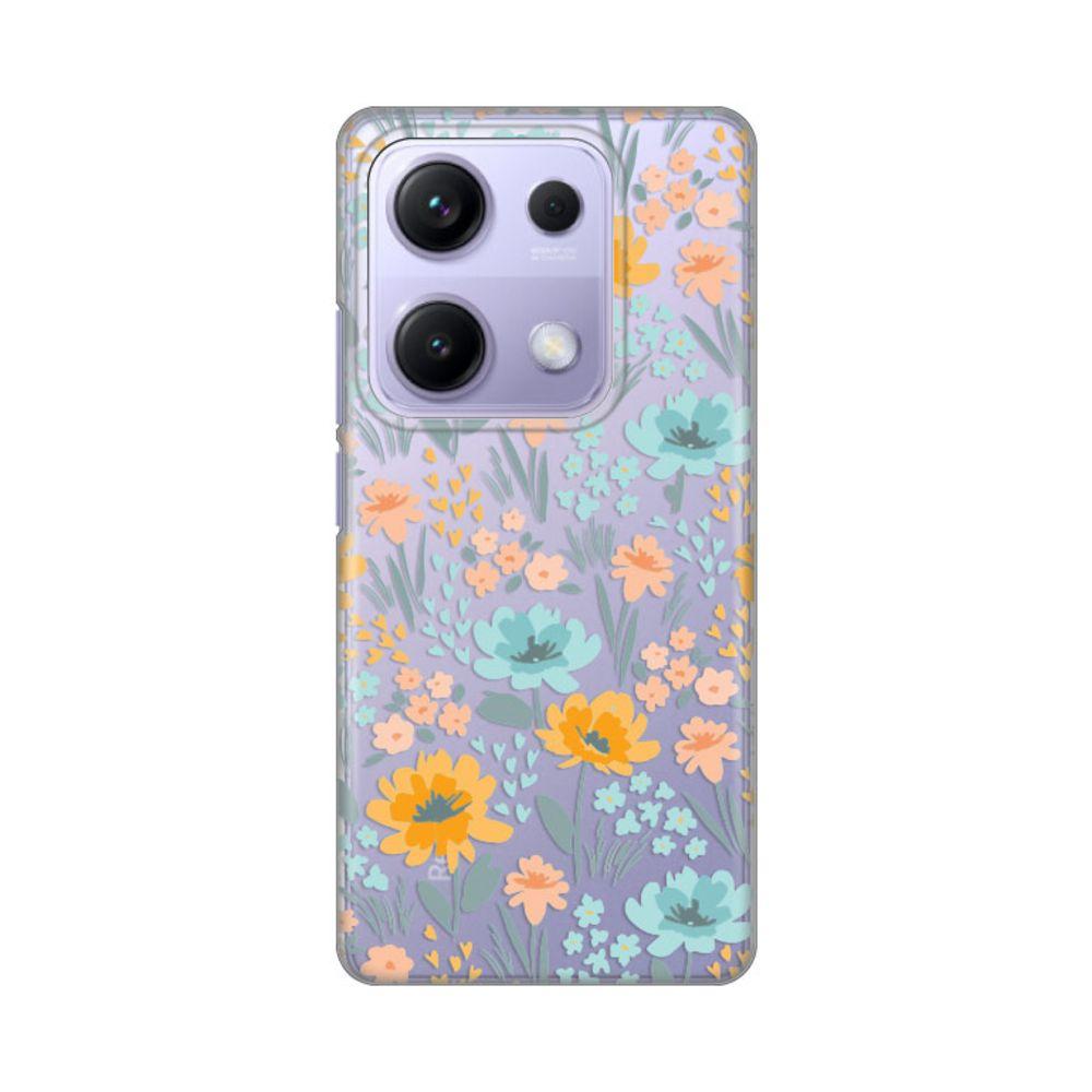 Teracell Maska za Xiaomi Redmi Note 14s Lovely Flowers  Print Skin, Šarena