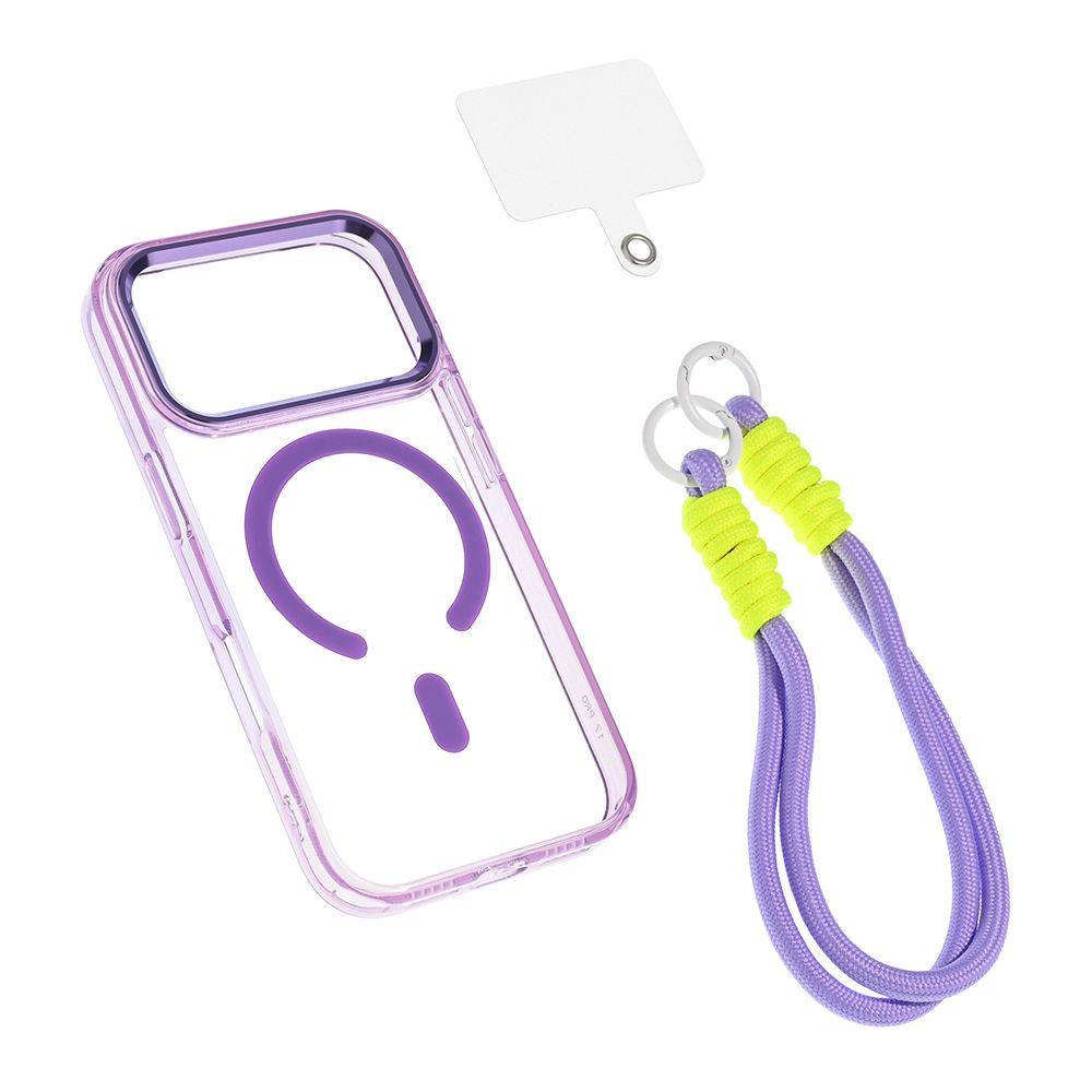 Maska za iPhone 17 Pro 6.3 Magsafe Loop, Ljubičasta