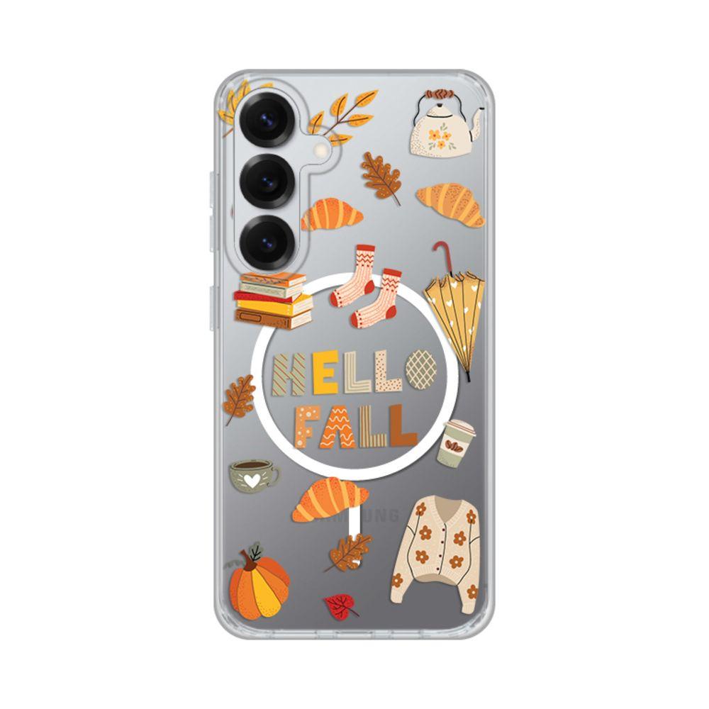 Maska za Samsung Galaxy S25 Hello Fall Print Magsafe S931B, Šarena