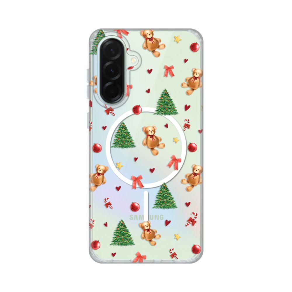 Maska za Samsung Galaxy A36 Merry Bear Print Magsafe A366B, Šarena