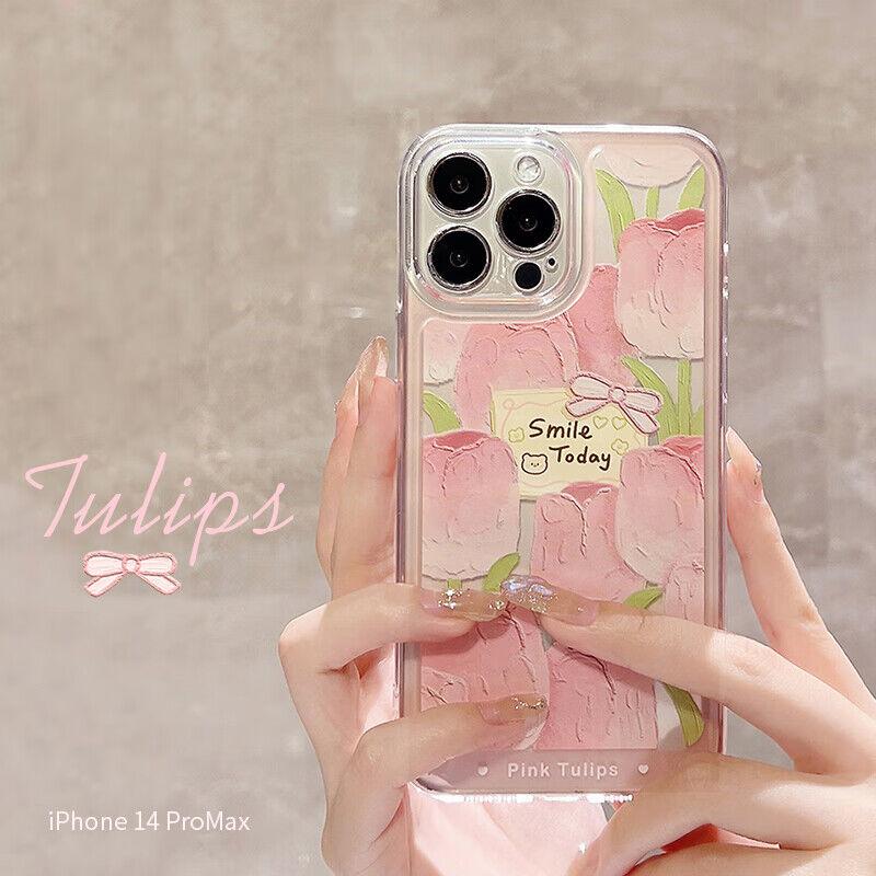 Yingkaida  Maska za mobilni telefon iPhone 14 Pro Max, Roze