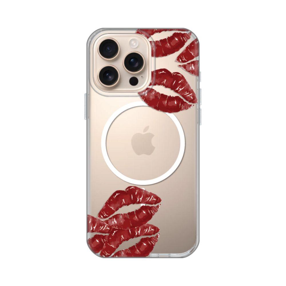 Maska za iPhone 16 Pro Max 6.9 Kisses Print Magsafe, Šarena