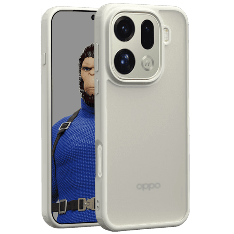 Mr. Blue Maska za mobilni telefon OPPO Find X9 Pro, Sivo-bela